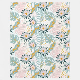 Velo cobertor de velinha de padrão floral