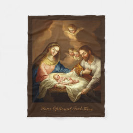 Velo cobertor de velinha personalizado "La Natividad"