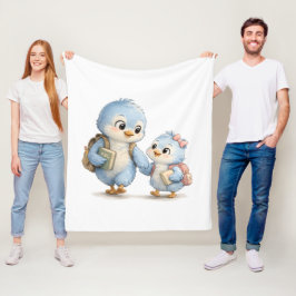 Velo Cobertor Macio de Lançamento Família de Pássaros A