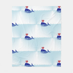 Velo cobertor narwhal de kawaii