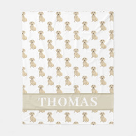 Velo Cobertor Personalizado de Cachorro Smooth Cream Da