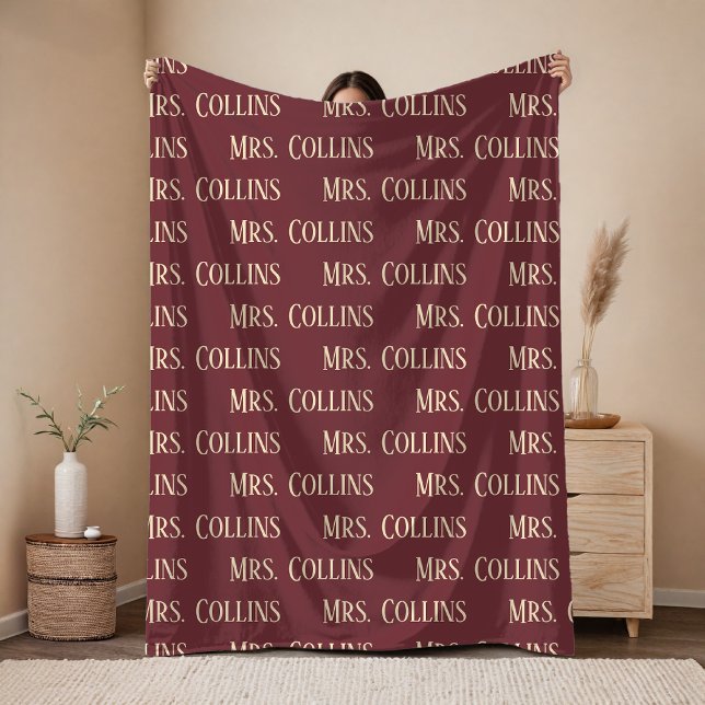 Velo Cobertor Personalizado Sra e Sr, Presente de Anive (Personalized Wedding Blanket – Romantic Mrs & Mr Gift for Newlyweds or Anniversary)
