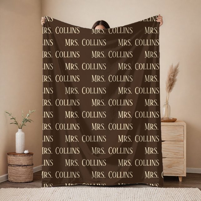 Velo Cobertor Personalizado Sra & Sr, Presente de Casam (Personalized Wedding Blanket – Romantic Mrs & Mr Gift for Newlyweds, Anniversary or Bride and Groom)