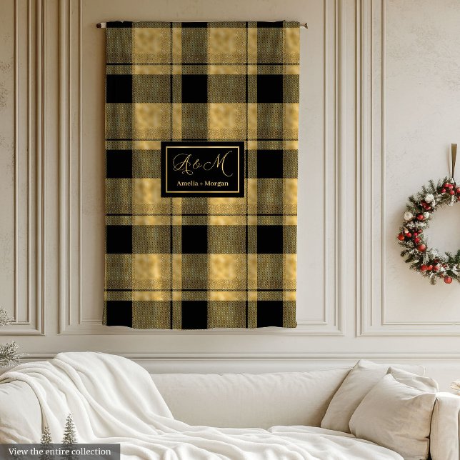 Velo Cobertor Preto Dourado Presente de Aniversário Gla (Chic Glamorous Birthday Gift Black Gold Blanket)