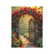 Cobertor Sherpa (Caminho de Rosas)