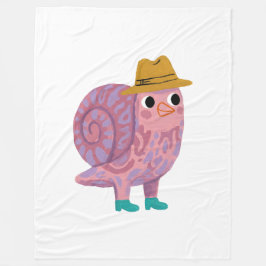 Velo Cobertor Snail Fedora - Cobertura de Arte Folclóri