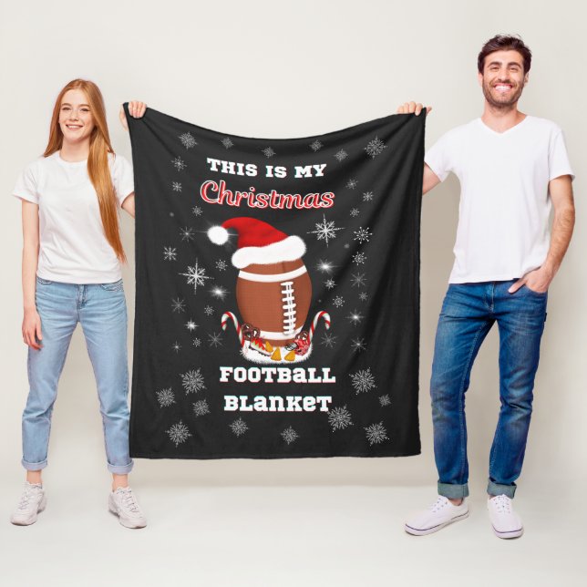 Velo Este é o Meu Cobertor de Futebol de Natal Com Lanc (In Situ)