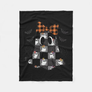 Velo Fantasmas de Patchwork Halloween Cobertor Vintage