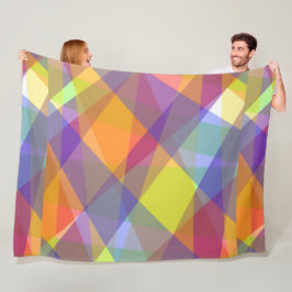 Velo Geométrico Leve - Cobertor de Fleece