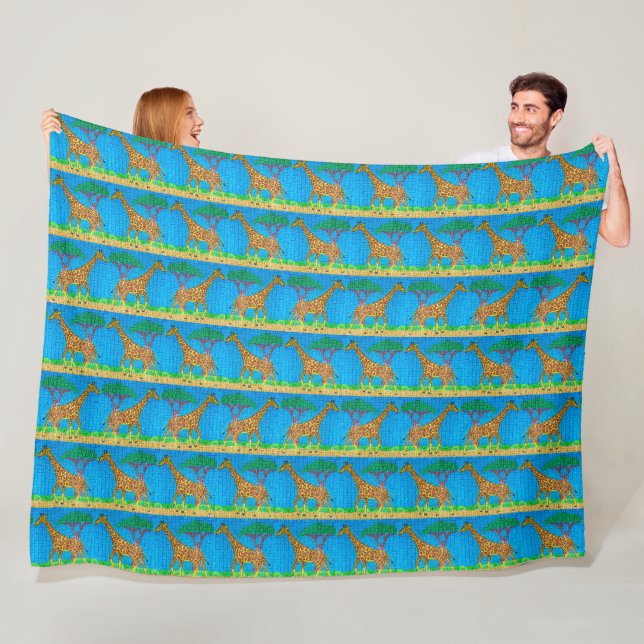 Velo Girafa - Cobertor de Fleece (In Situ)
