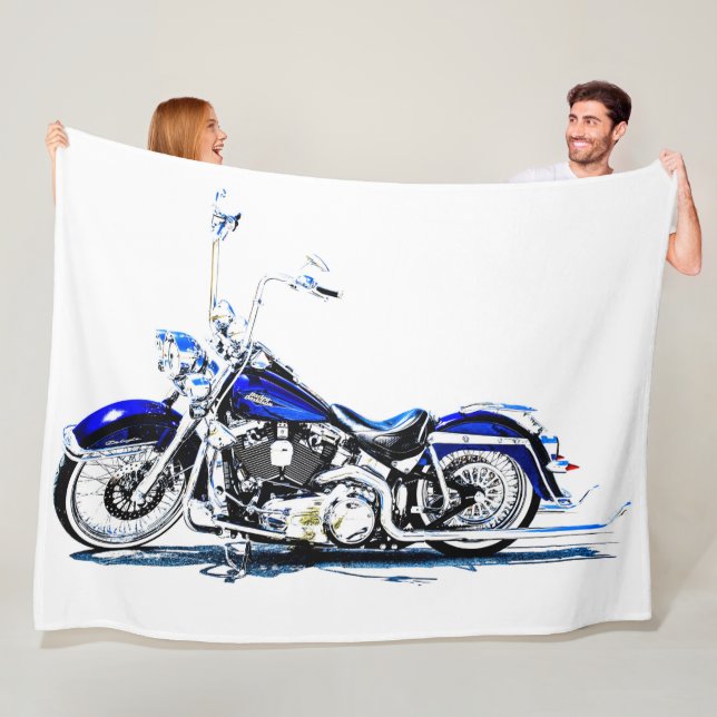 Velo Grande Cobertor de Fleece de Motocicleta (In Situ)