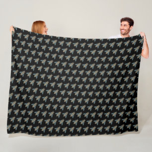 Velo Melhoreia (preta) - Cobertor de Fleece