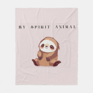 Velo Meu Animal Espiritual — Cobertor de Preguiça