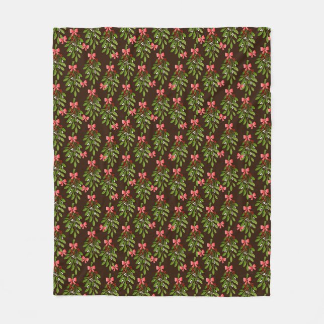 Velo Natal Hollies - Cobertor de Fleece (Frente)