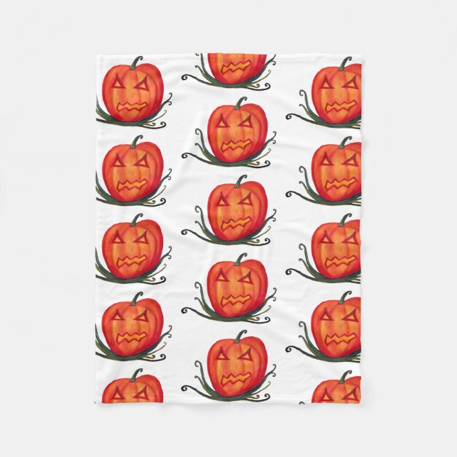 Velo Pumpkin, Feliz cobertor de Halloween (Frente)