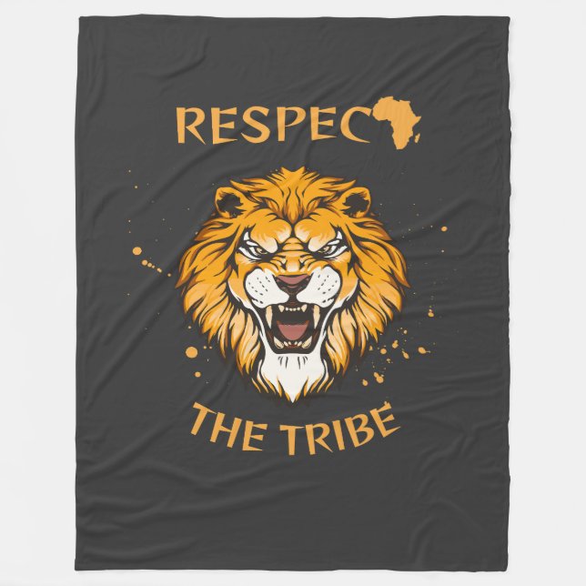 Velo Respeite a Tribo | Cobertor de Fleece (Frente)