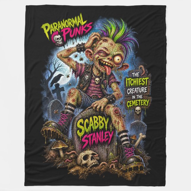 Velo Scabby Stanley - Panicazes Paranormais Cobertor de (Frente)