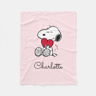 Velo Snoopy Pequeno Cobertor de Fleece para Bebê Quer