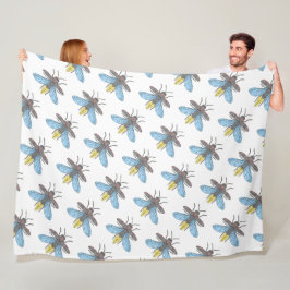 Velo Vaga-lume (branco) - Cobertor de Fleece