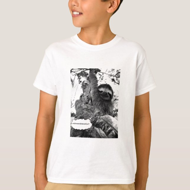 Velocidade da camisa da preguiça T do som (Frente)