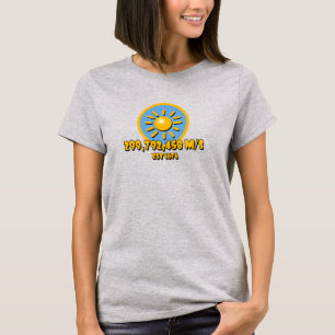 Velocidade do Sol Claro na Camisa do Círculo Azul