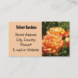 Velvet Gardens - Cartão de Visita Rosa