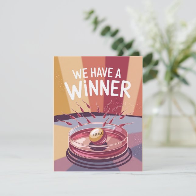 Vencedor de Anúncio de Gravidez Engraçado (Em pé/Frente)