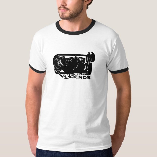 Vencedor do t-shirt das legendas do bolso de (Frente)