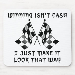 Vencer Não É Fácil - Dirt Bike Motocross Mousepad