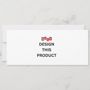 VENDA! Convite - 10 cm x 23,5 cm - Personalizado