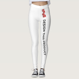 VENDA! Leggings - Comprimento do Cheio - Branco -