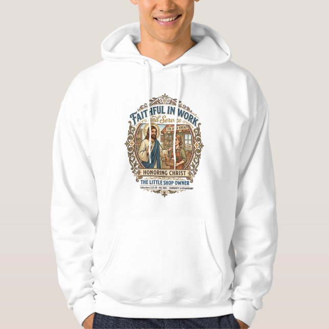 Vendedor de Artesanato Jesus Etsy Camisa de Fabric (Frente)
