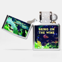 Vendedor de Vinhos Dão Ideias Zippo Mais Claro