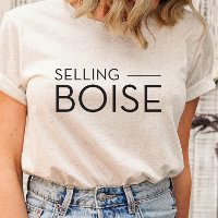 Vendendo Boise - Camiseta de Corretores de Imóveis
