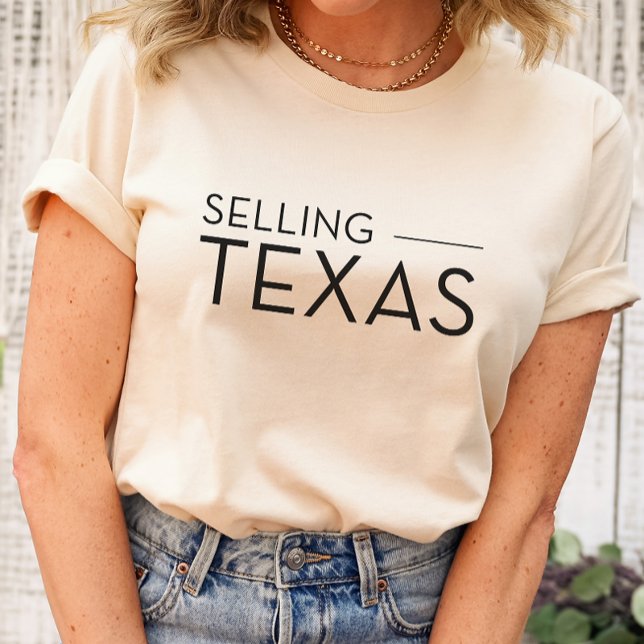 Vendendo o Texas - Vendendo corretores de T-Shirt  (Selling Texas shirt like Selling Sunset Show)