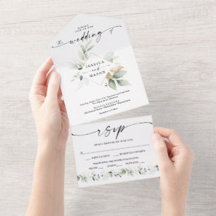Veneração de Aquarela com Casamento Dourado