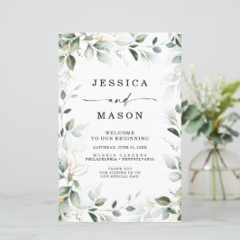 Veneração em Aquarela com Dourado Programa Casamen