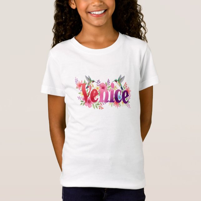 Veneza - Camisa Personalizada  - Para Crianças (Frente)
