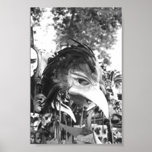 Veneza Carnaval Máscara Veneza Itália Poster