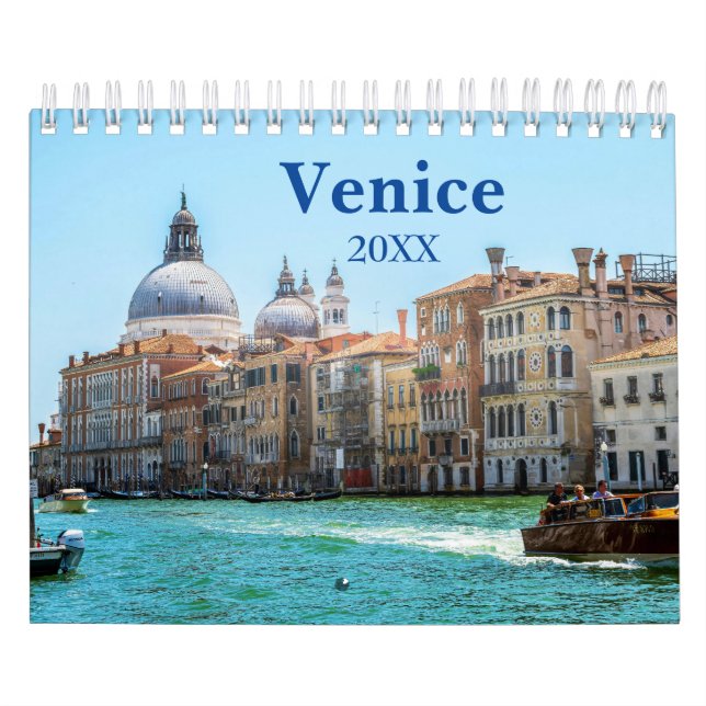Veneza Itália Europa Calendário de Paredes Estétic (Capa)