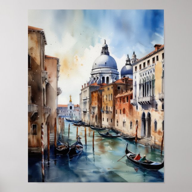 Veneza Itália Paisagem Impressão (Frente)