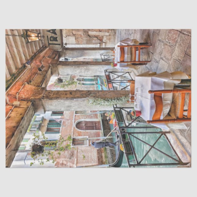 Veneza, Itália, Papel Tecidual (Frente )