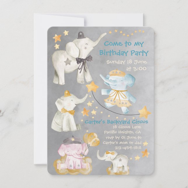 Venha Ao Meu Convite De Festa de aniversário De Ci (Frente)