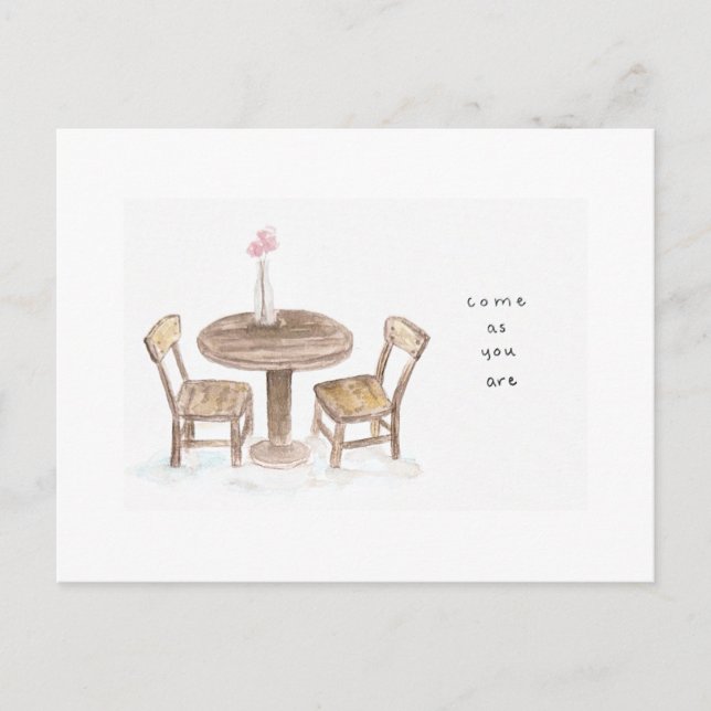 venha como se fosse cartão postal (Frente)