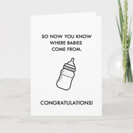 Venha Do Novo Cartão De Bebê