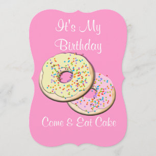 Venha e coma Anúncios de Festa de aniversário di