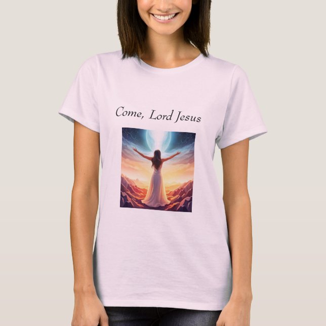 Venha, Senhor Jesus, t-shirt (Frente)