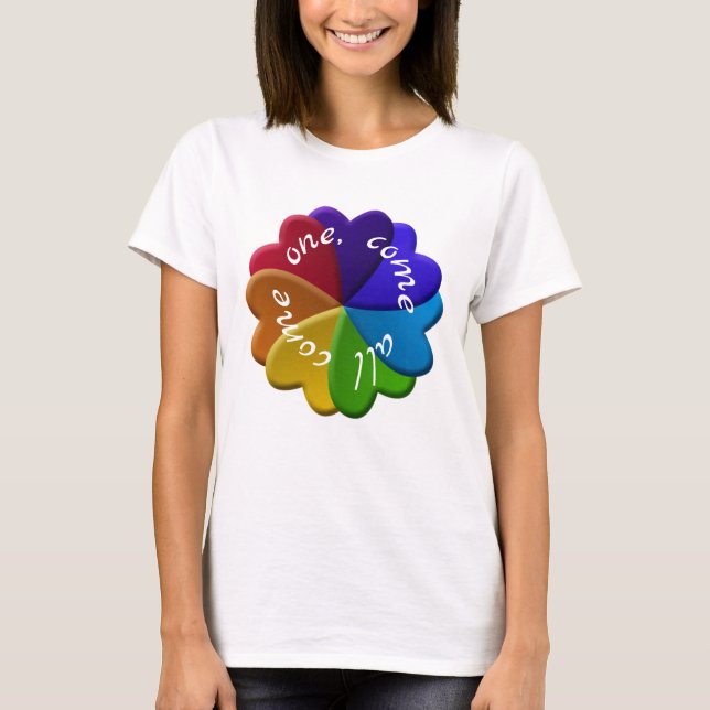 venha um, venha toda a T-Shirt (Frente)