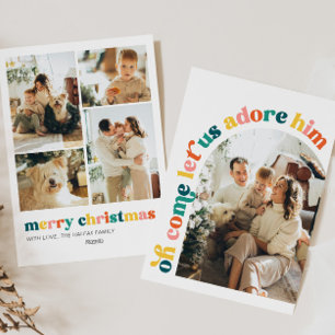 Venha, Vamos Adorá-Lo O Cartão De Natal