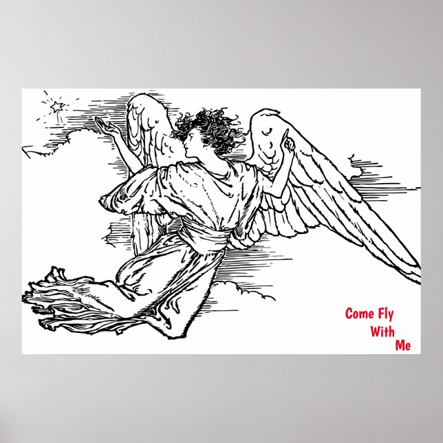 Venha Voar Comigo Poster (Frente)